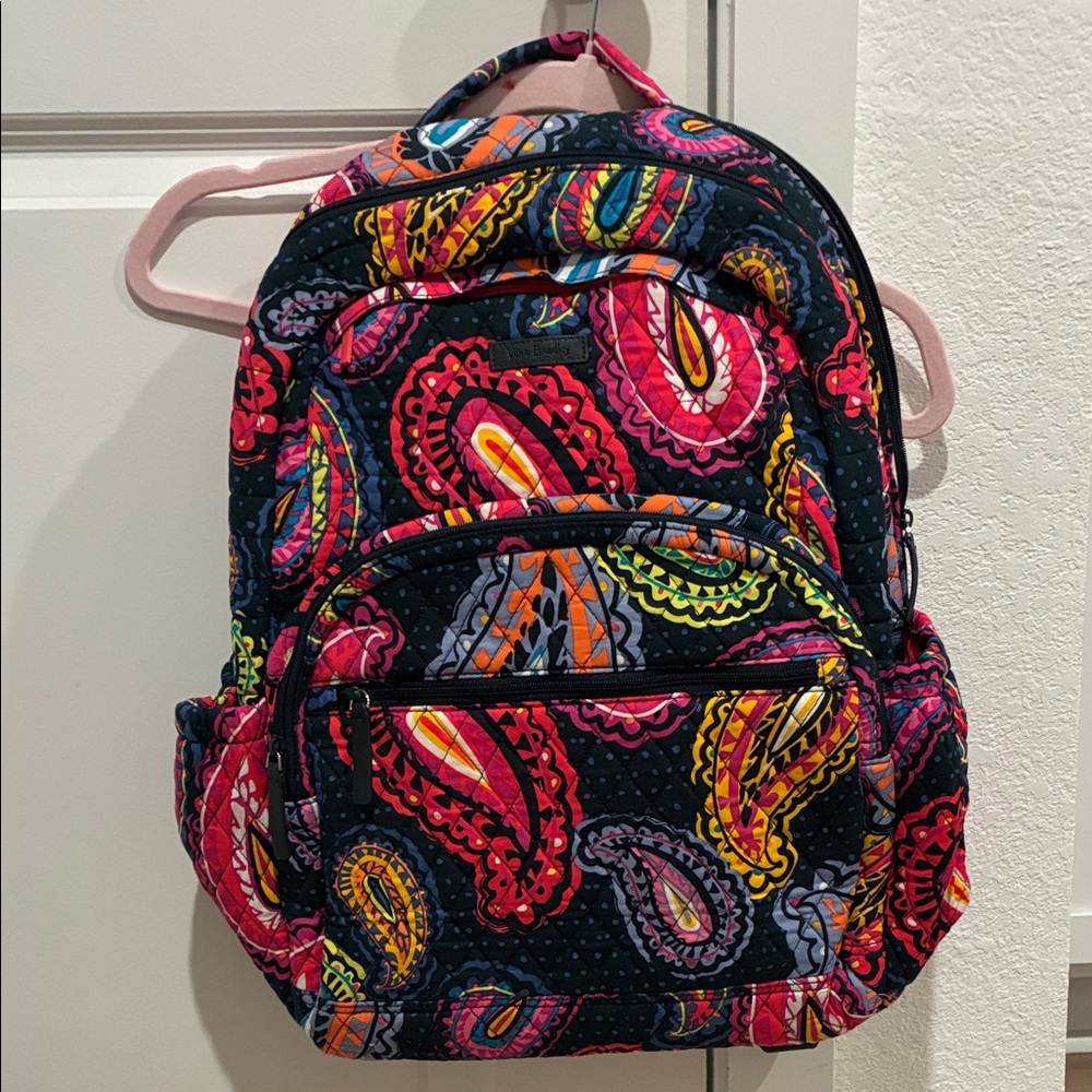 Vera Bradley Paisley Printed Back Pack (barely used)